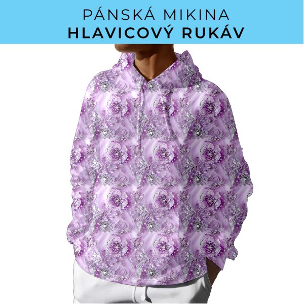 PÁNSKÝ střih - mikina s kapucí