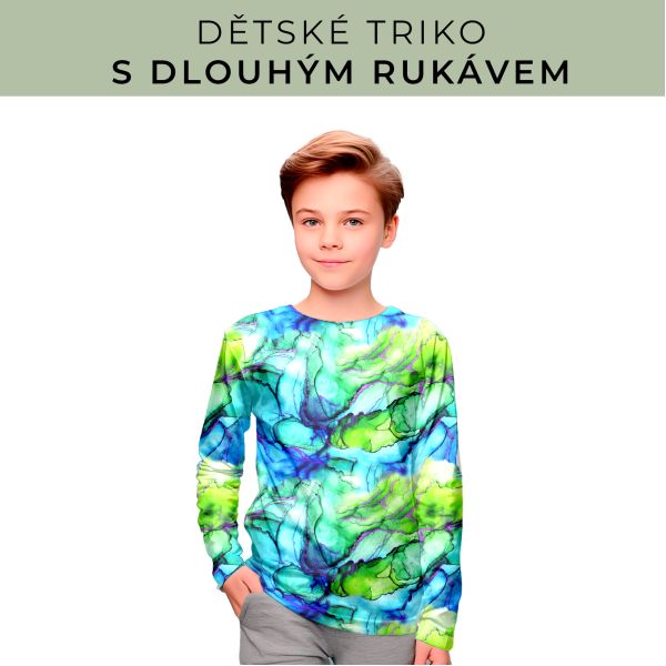 DĚTSKÝ střih - triko dlouhý rukáv