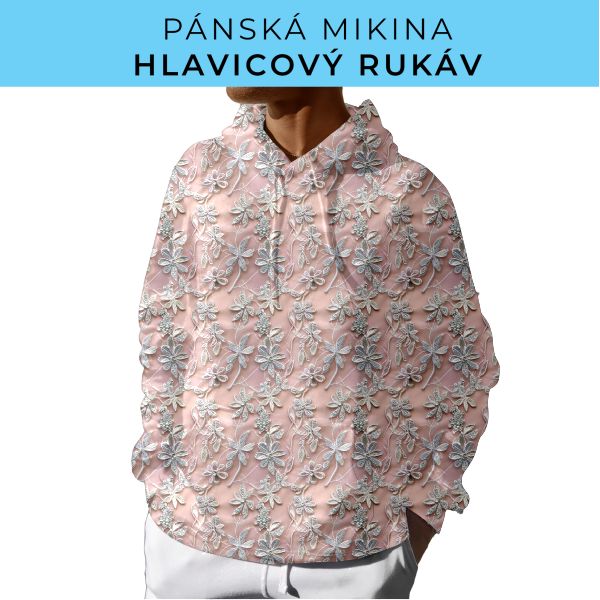 PÁNSKÝ střih - mikina s kapucí