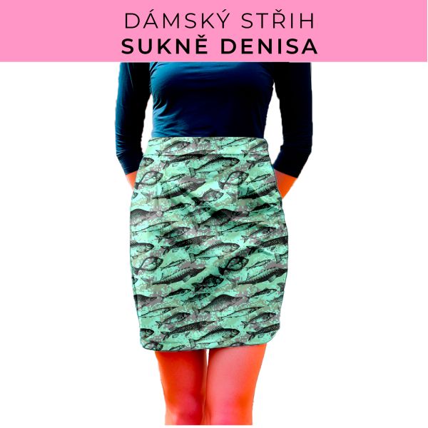 Dámský střih - Dámská sukně Denisa