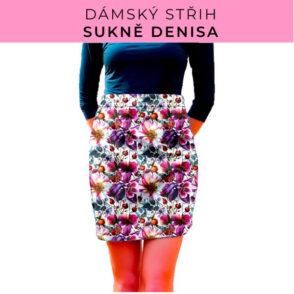 Dámský střih - Dámská sukně Denisa