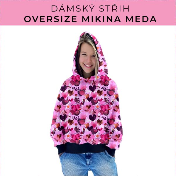 Dámský střih - mikina Meda