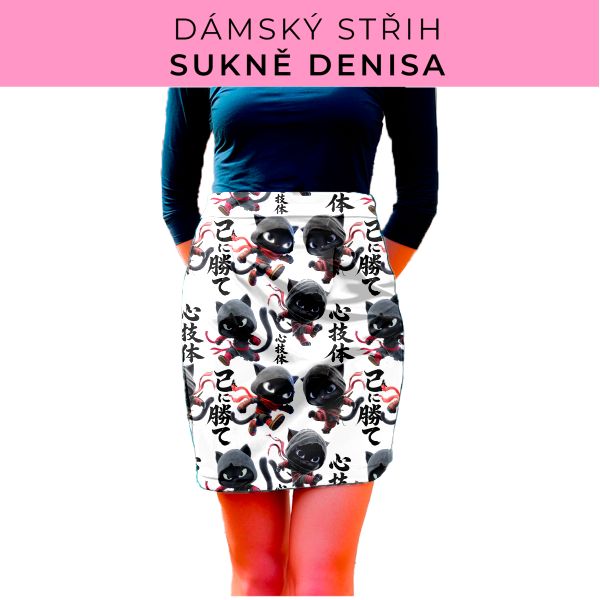 Dámský střih - Dámská sukně Denisa