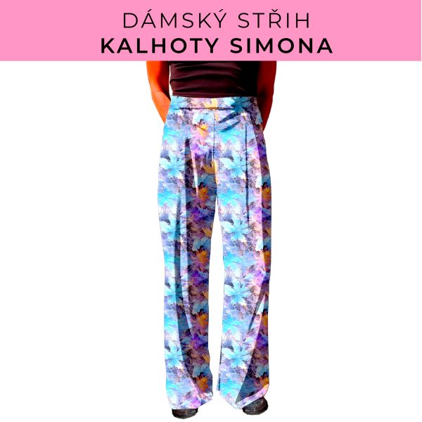 Dámský střih - kalhoty Simona