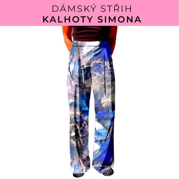 Dámský střih - kalhoty Simona