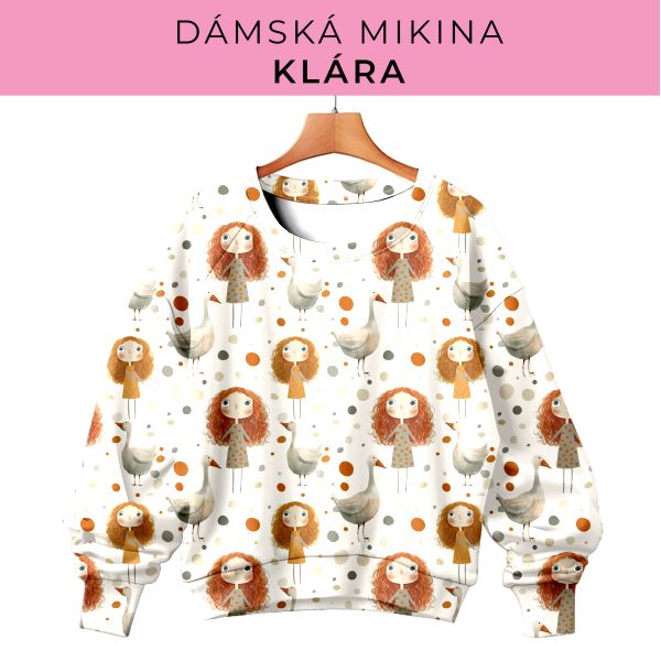 DÁMSKÝ střih - mikina Klára