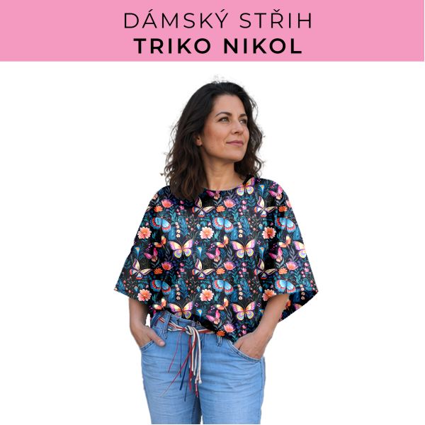 Dámský střih -  triko Nikol