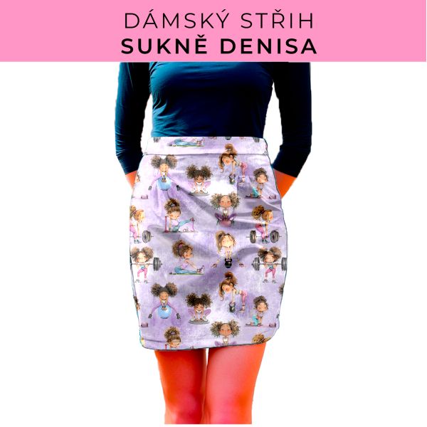 Dámský střih - Dámská sukně Denisa