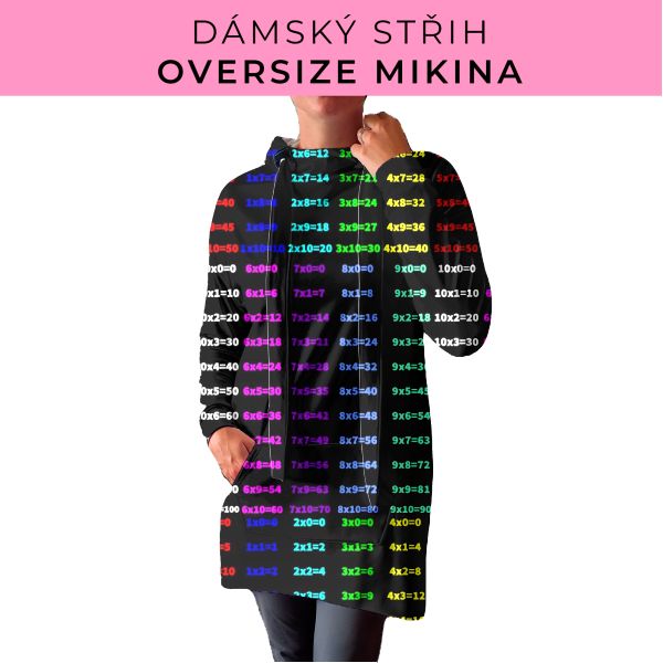 DÁMSKÝ střih - Oversize mikina