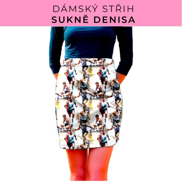Dámský střih - Dámská sukně Denisa