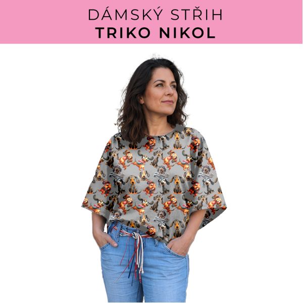 Dámský střih -  triko Nikol