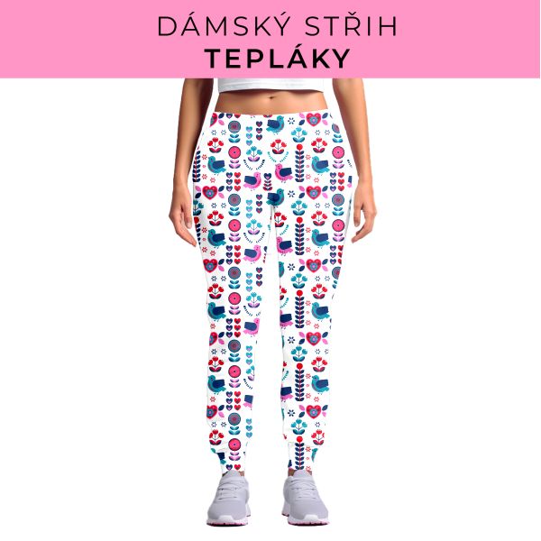 DÁMSKÝ střih - tepláky