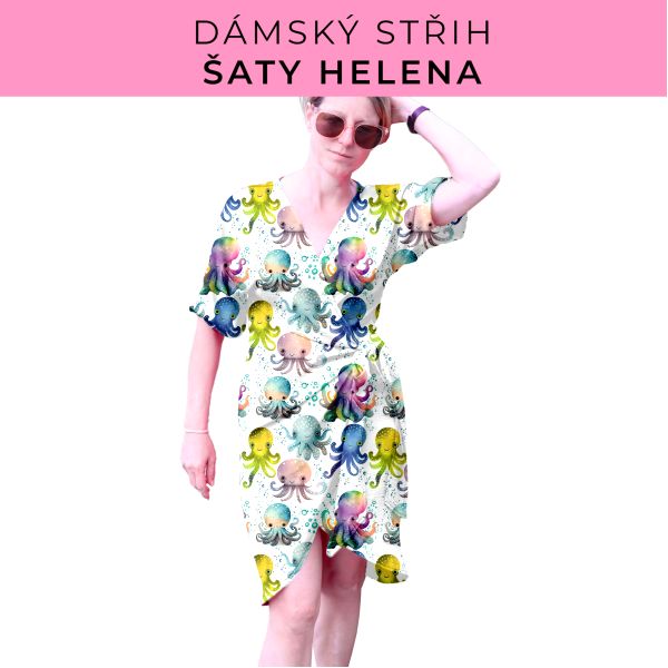 Dámský střih na šaty  Helena
