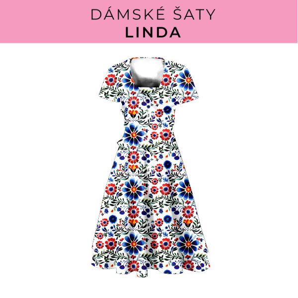 DÁMSKÝ střih - šaty Linda