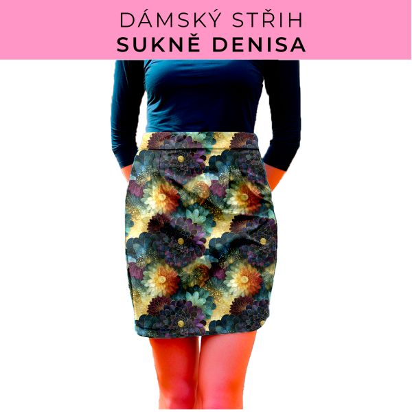 Dámský střih - Dámská sukně Denisa