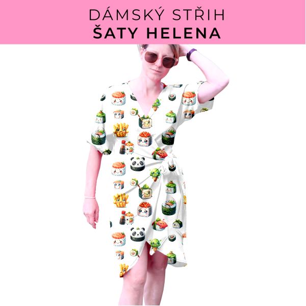 Dámský střih na šaty  Helena