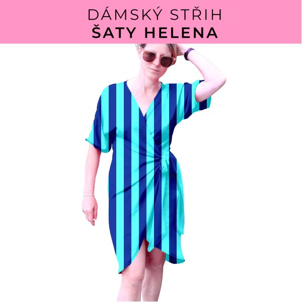 Dámský střih na šaty  Helena