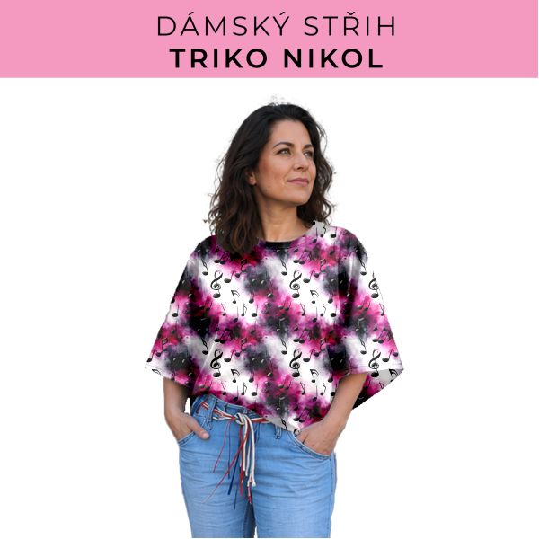 Dámský střih -  triko Nikol