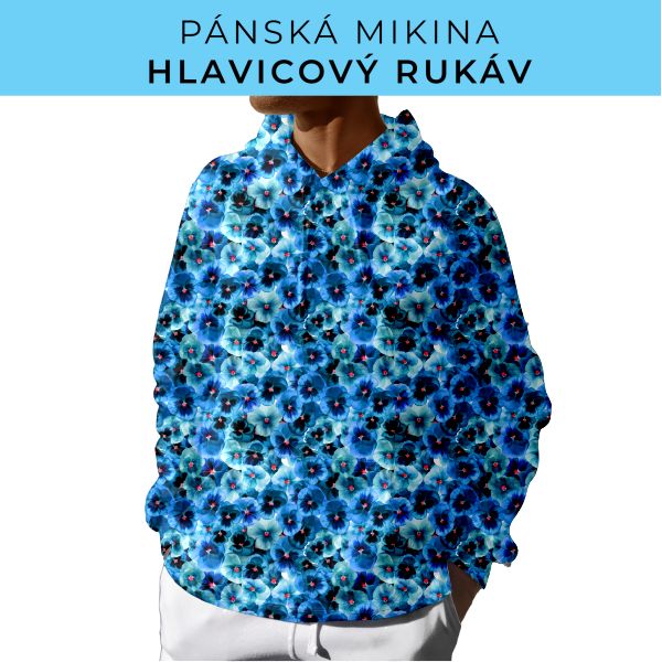 PÁNSKÝ střih - mikina s kapucí