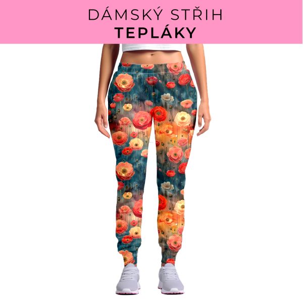 DÁMSKÝ střih - tepláky