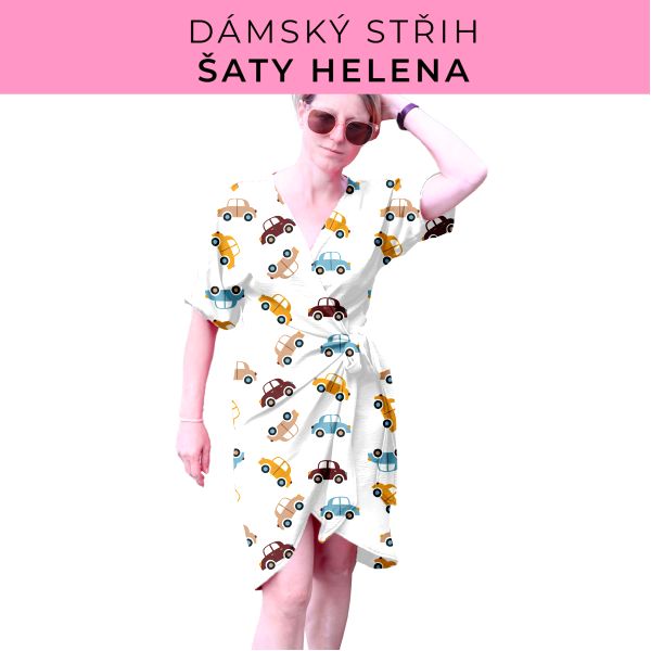 Dámský střih na šaty  Helena