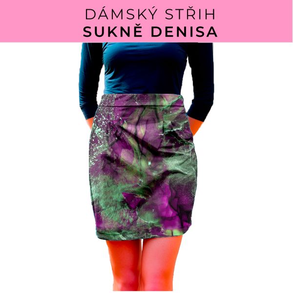 Dámský střih - Dámská sukně Denisa