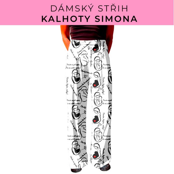 Dámský střih - kalhoty Simona