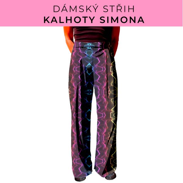 Dámský střih - kalhoty Simona