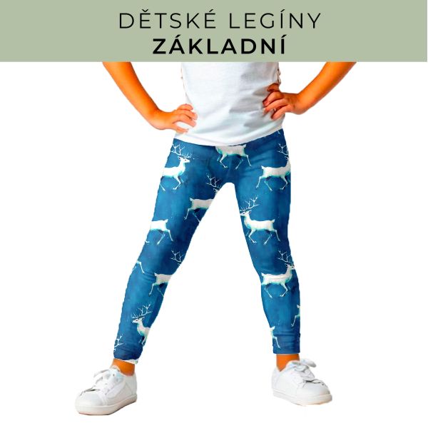 DĚTSKÝ střih - legíny základní