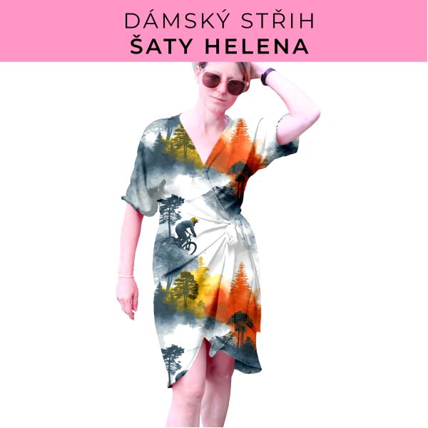 Dámský střih na šaty  Helena
