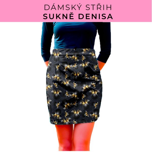 Dámský střih - Dámská sukně Denisa