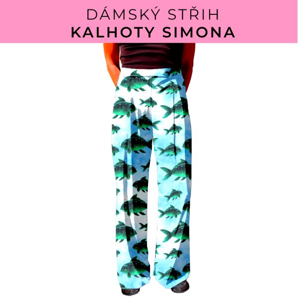 Dámský střih - kalhoty Simona