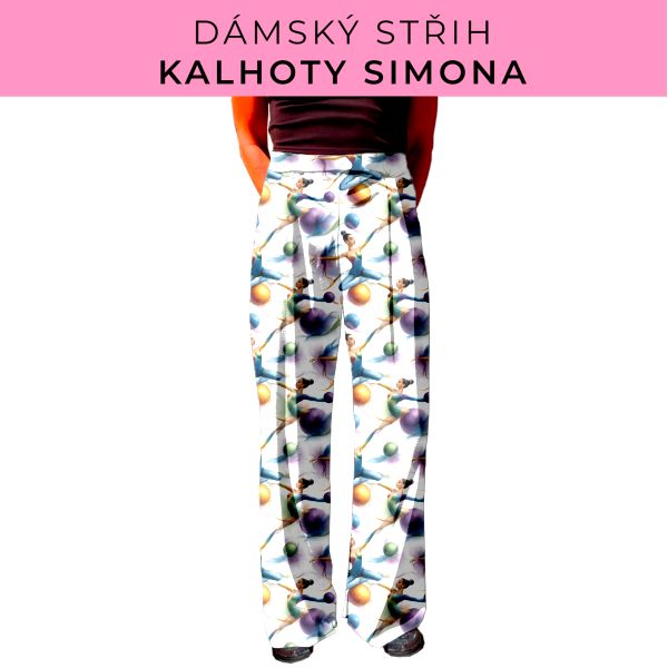 Dámský střih - kalhoty Simona