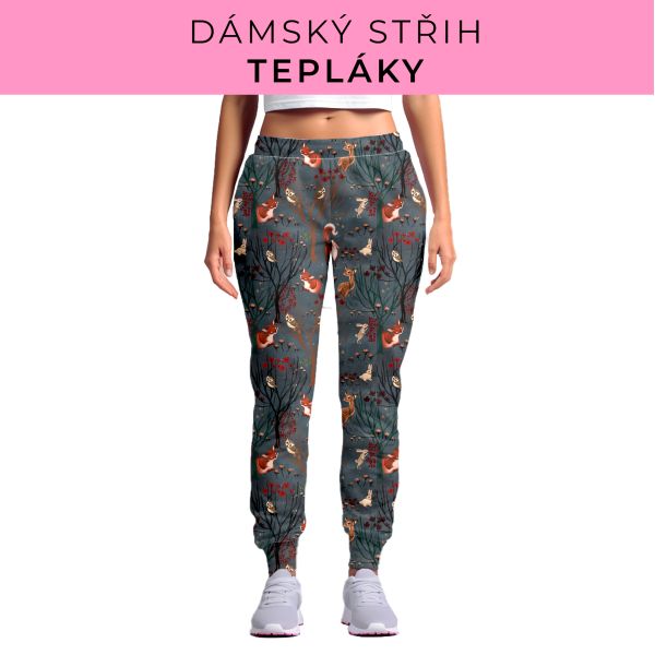 DÁMSKÝ střih - tepláky
