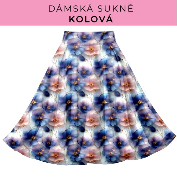 DÁMSKÝ střih - Kolová sukně