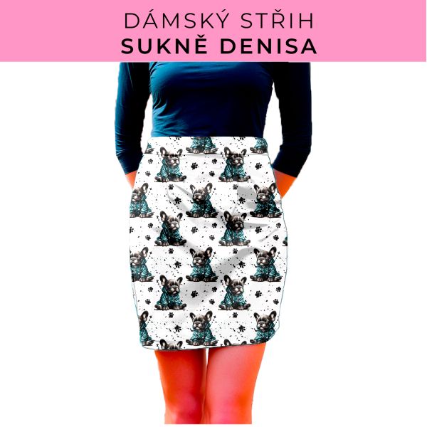 Dámský střih - Dámská sukně Denisa