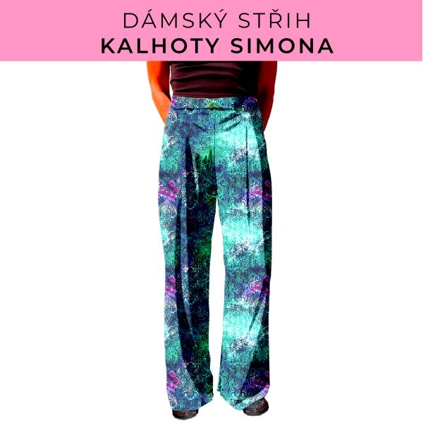 Dámský střih - kalhoty Simona