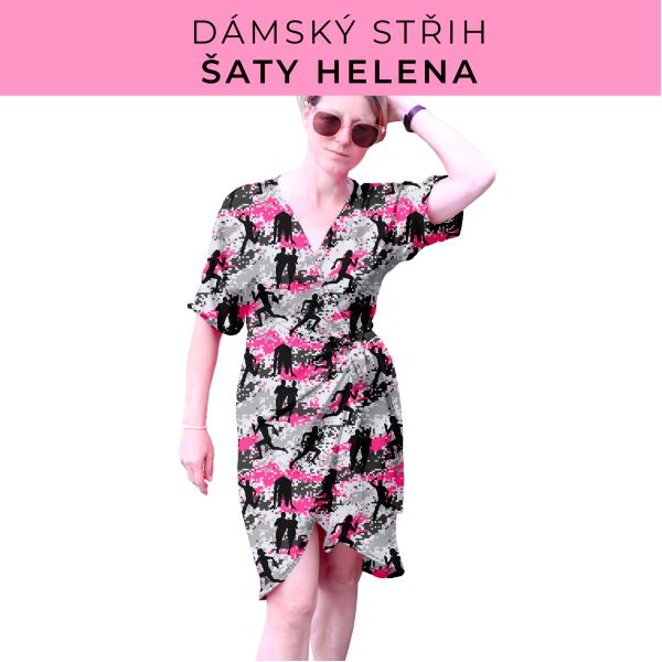 Dámský střih na šaty  Helena