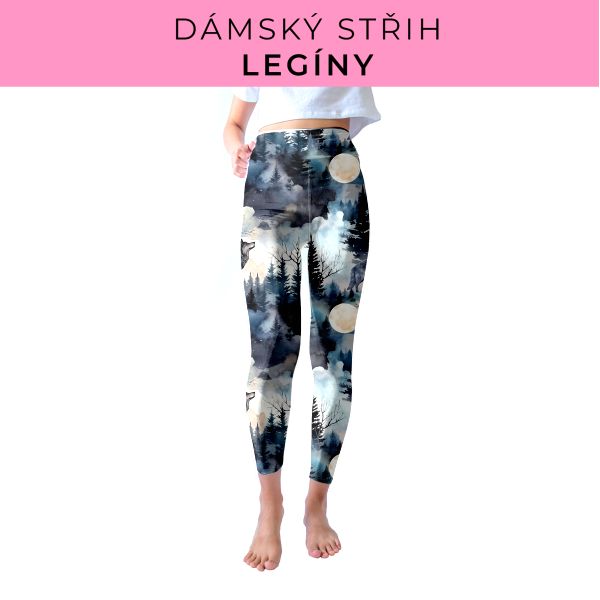 DÁMSKÝ střih - legíny SPORT - SLIM FIT