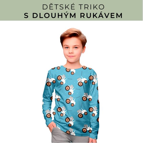 DĚTSKÝ střih - triko dlouhý rukáv