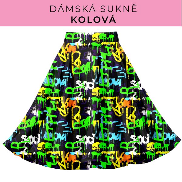 DÁMSKÝ střih - Kolová sukně
