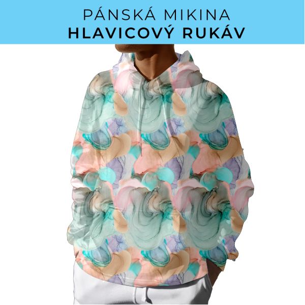 PÁNSKÝ střih - mikina s kapucí