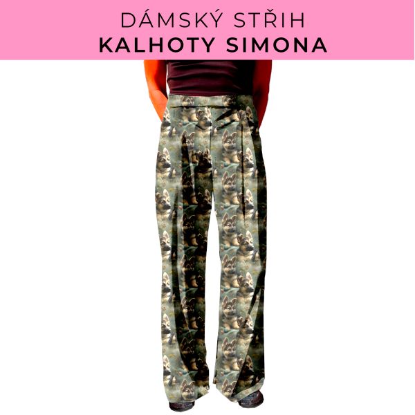 Dámský střih - kalhoty Simona