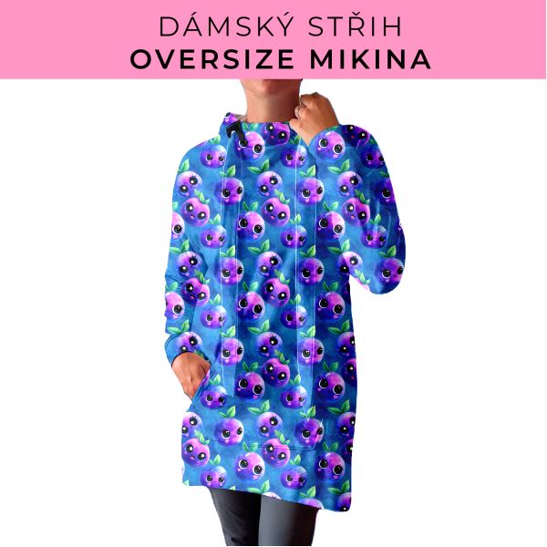 DÁMSKÝ střih - Oversize mikina