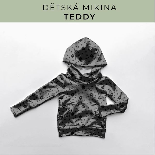 DĚTSKÝ střih - Mikina Teddy