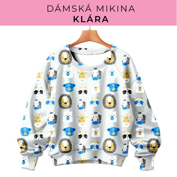 DÁMSKÝ střih - mikina Klára
