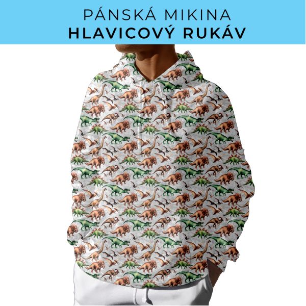 PÁNSKÝ střih - mikina s kapucí