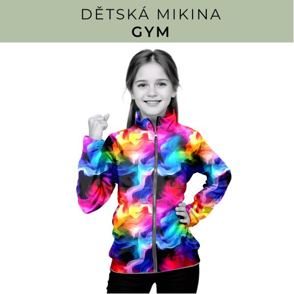 Dětská střih - mikina GYM