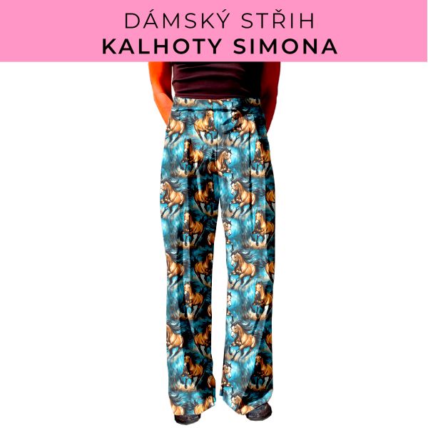 Dámský střih - kalhoty Simona