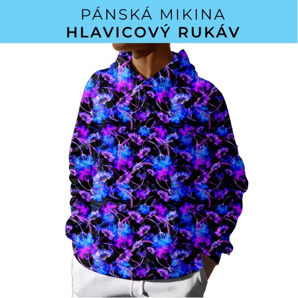 PÁNSKÝ střih - mikina s kapucí